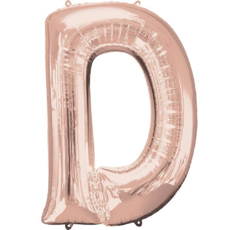 Globo Letra Rose Gold 98 cms A-Z