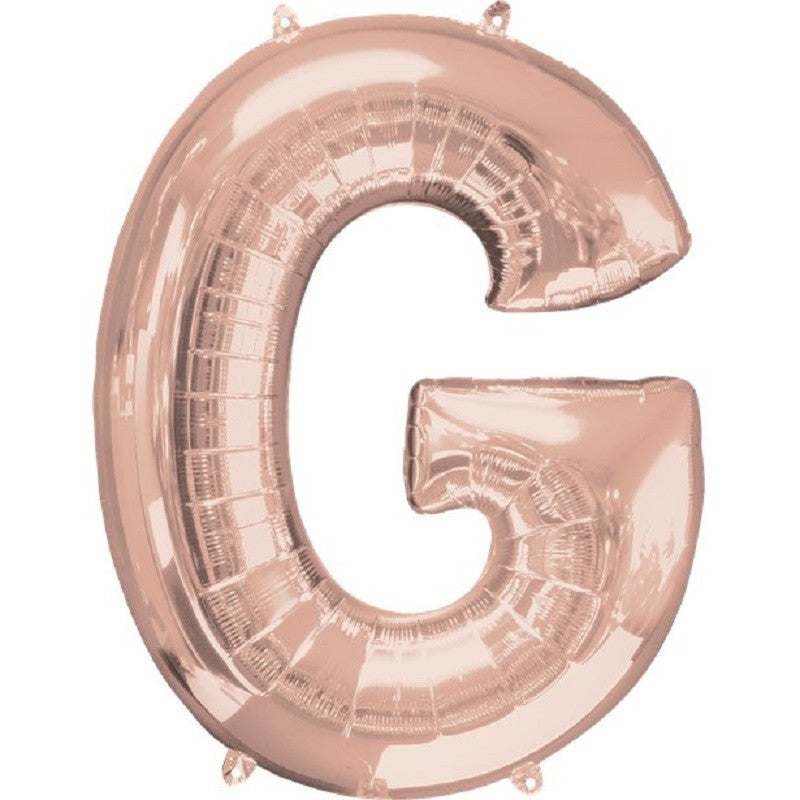 Globo Letra Rose Gold 98 cms A-Z