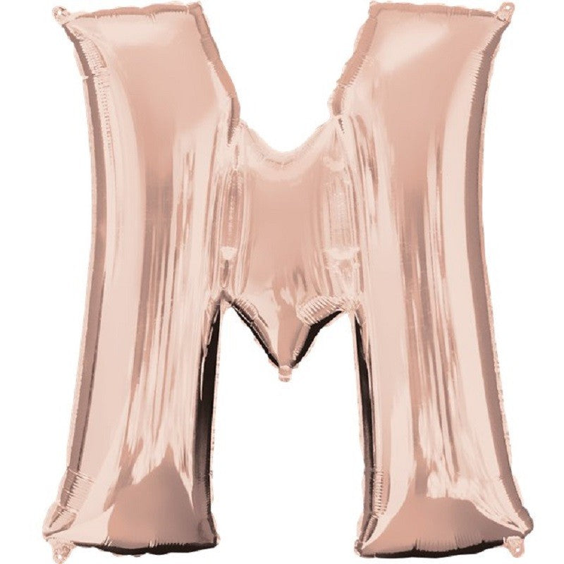 Globo Letra Rose Gold 98 cms A-Z