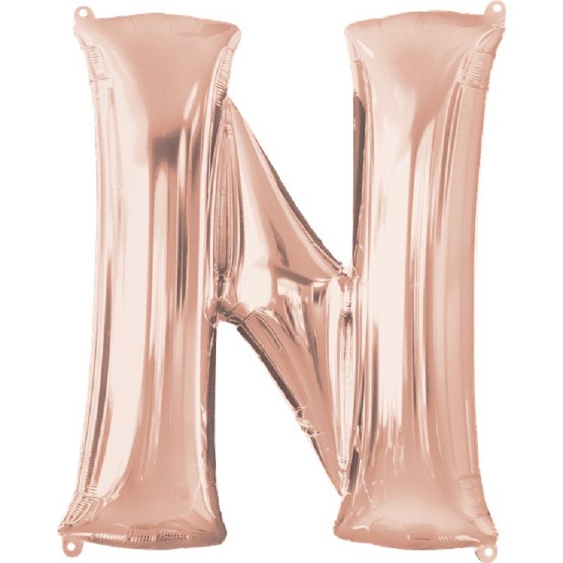 Globo Letra Rose Gold 98 cms A-Z