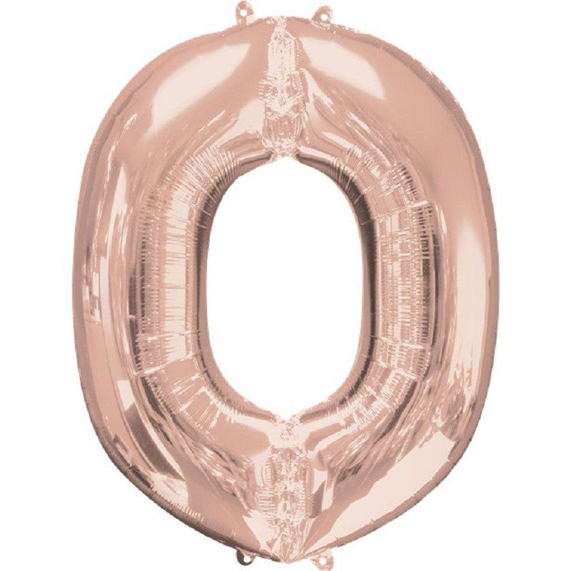 Globo Letra Rose Gold 98 cms A-Z