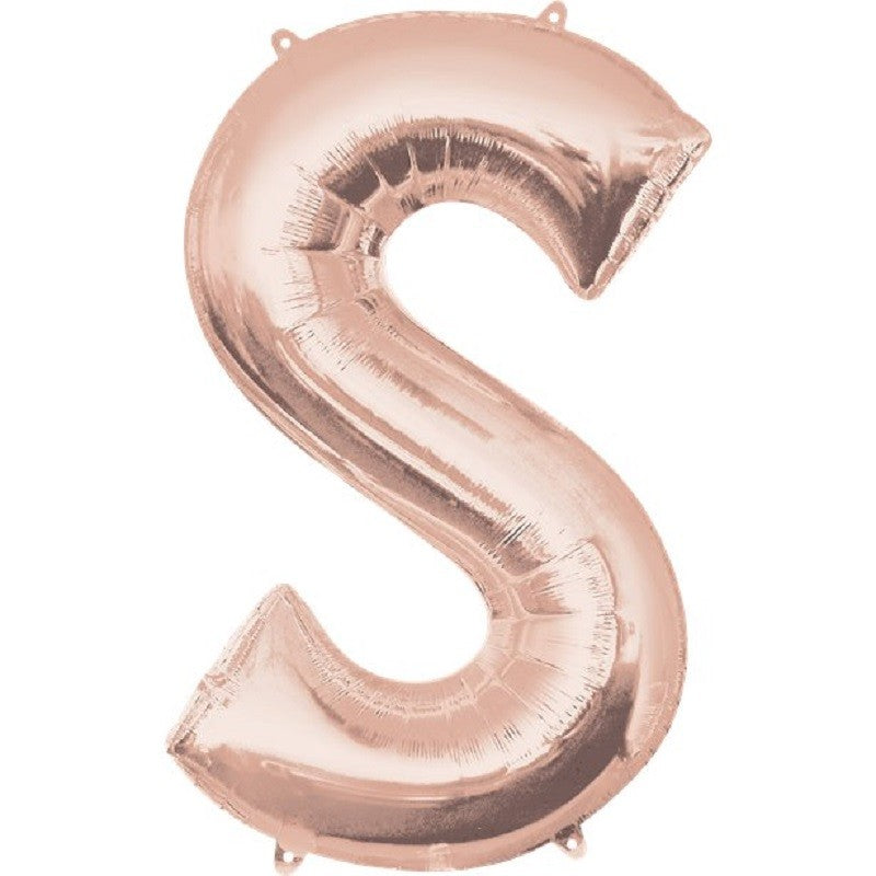 Globo Letra Rose Gold 98 cms A-Z