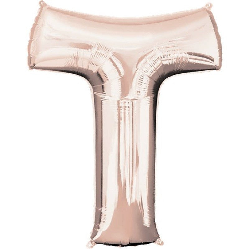 Globo Letra Rose Gold 98 cms A-Z