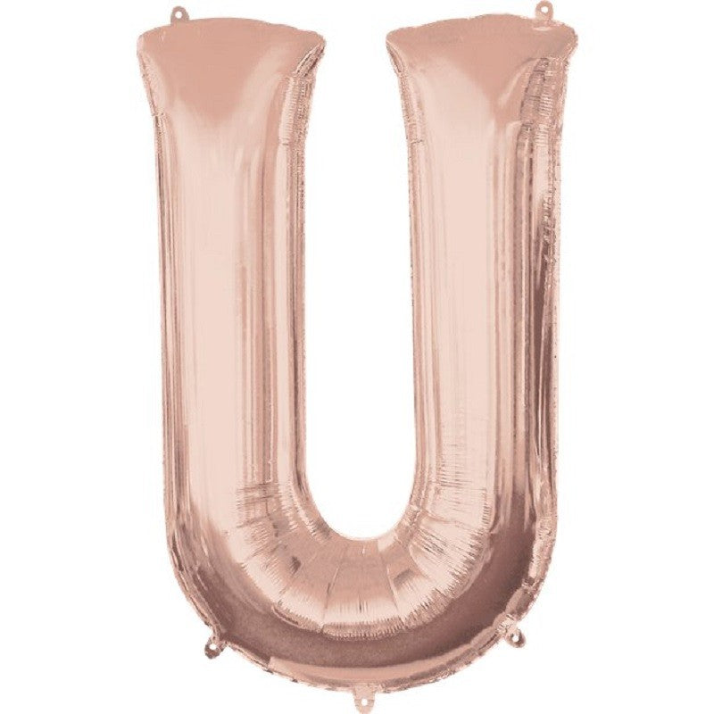 Globo Letra Rose Gold 98 cms A-Z