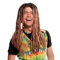 Peluca Rasta Castaña
