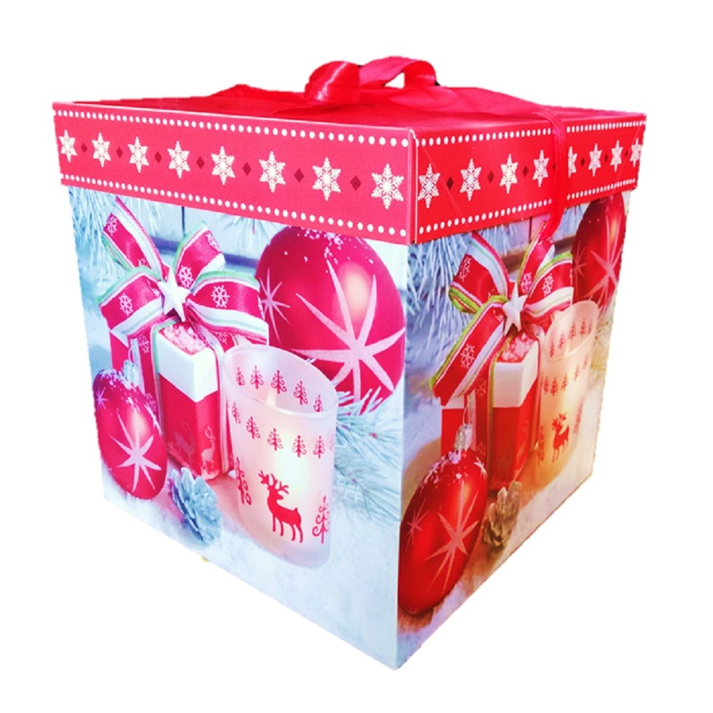 Caja de Regalo de Navidad 22 cm