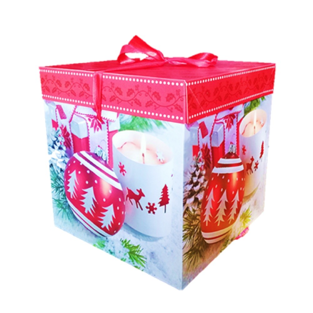 Caja de Regalo de Navidad 22 cm