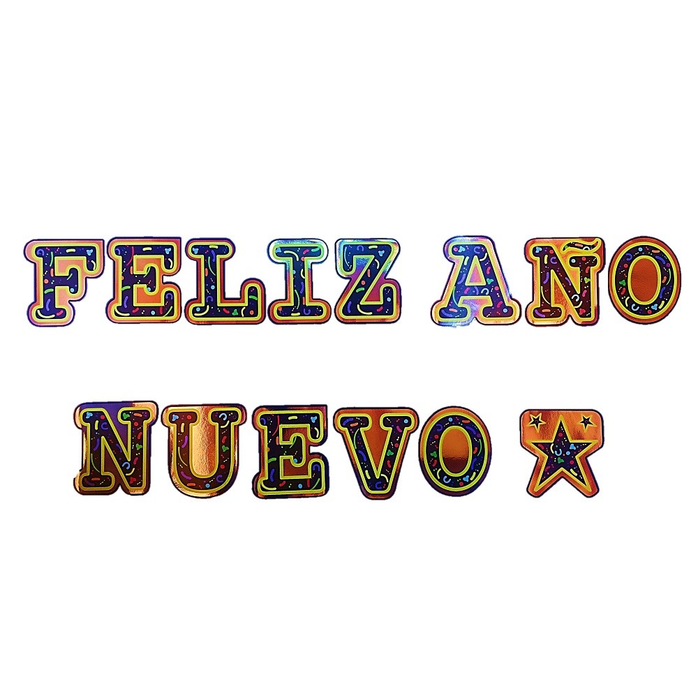 Guirnalda Feliz Año Nuevo Estrella