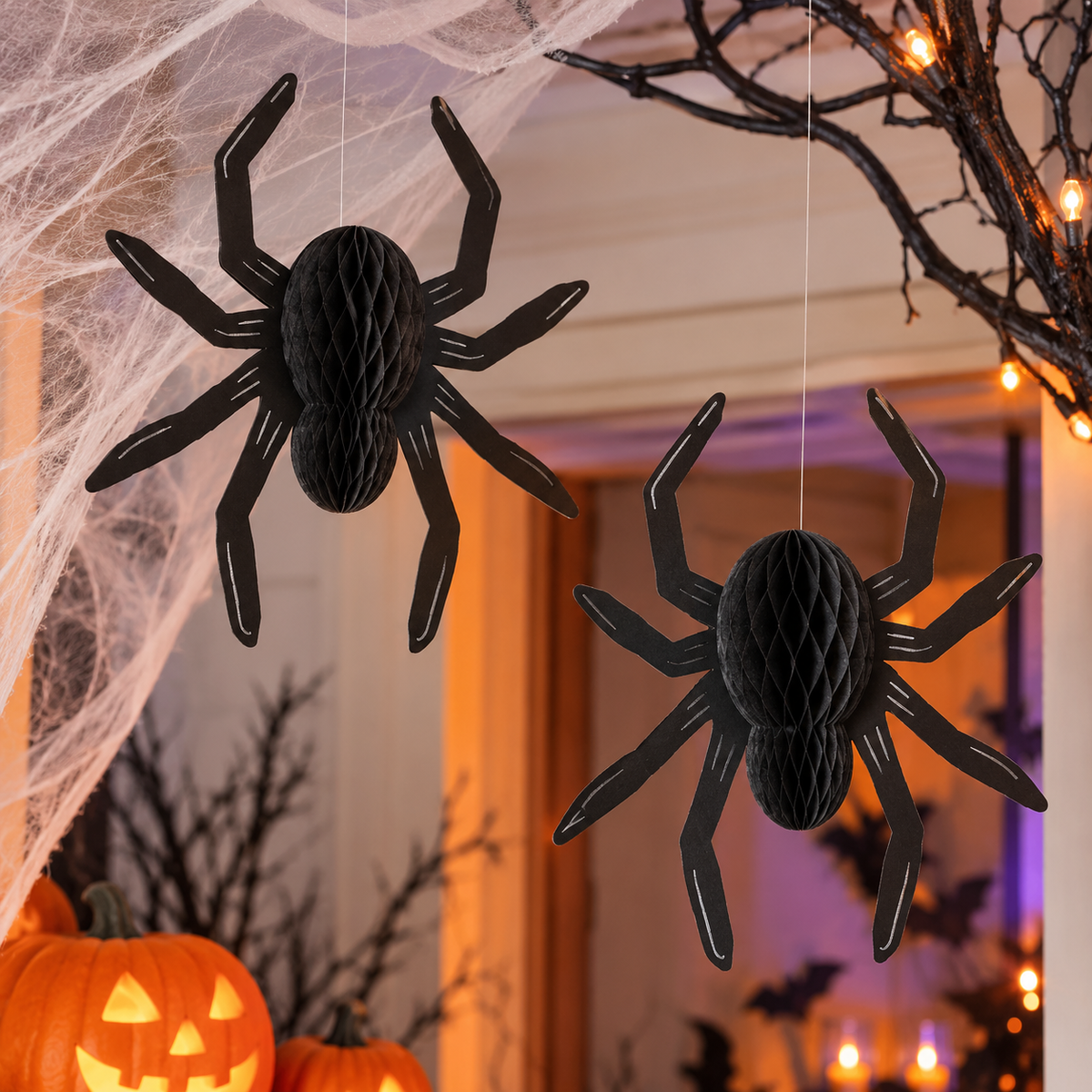 Deco Colgante Araña x 2