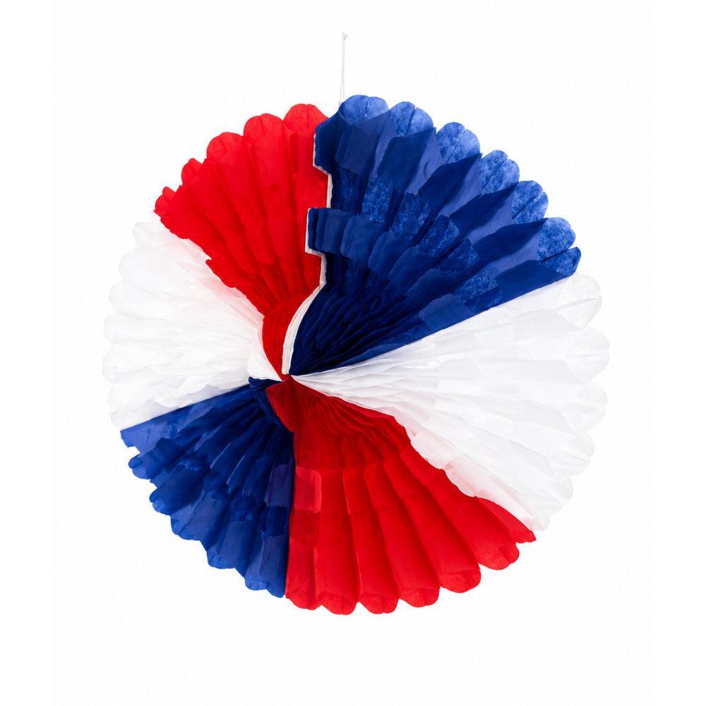 Adorno Redondo Tricolor Chile 42 cm