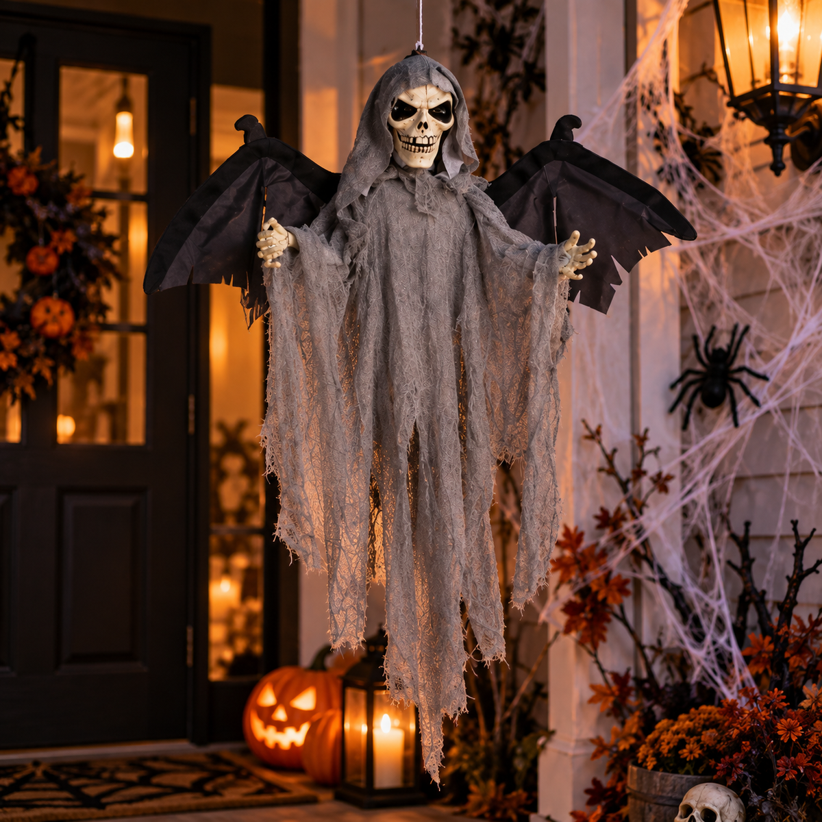 Fantasma con Ala Sonido y Movimiento Halloween