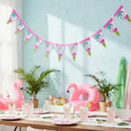 Pack Decoración Cumpleaños Flamenco para 12 Personas