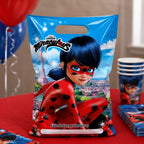 Pack Decoración Cumpleaños Ladybug para 12 Personas