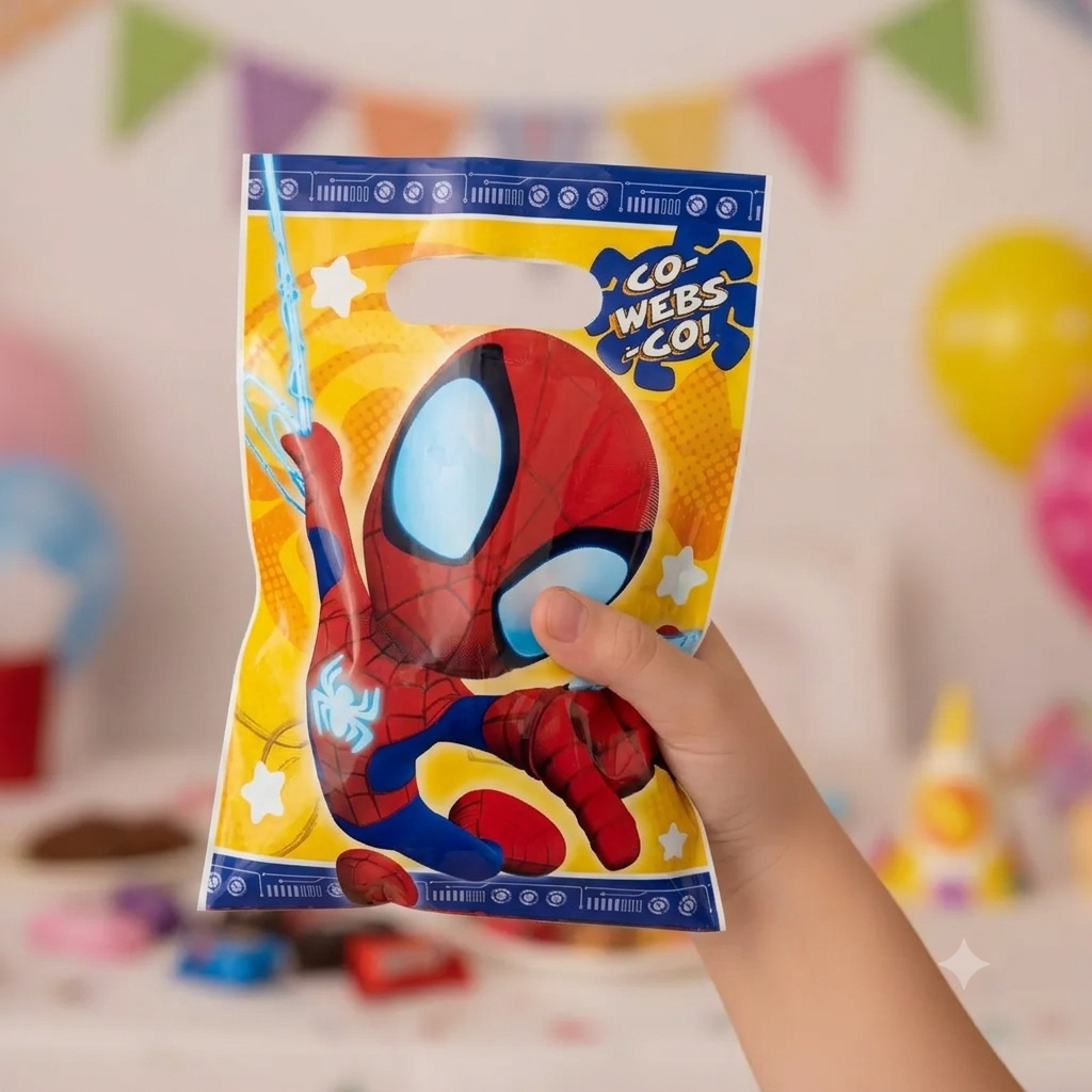 Pack Decoración Cumpleaños Spidey para 36 Personas