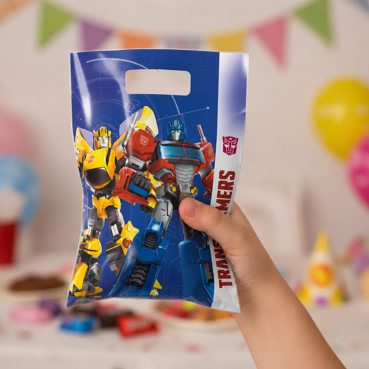 Pack Decoración Cumpleaños Transformers para 30 Personas