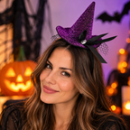 Cintillo Gorrito Bruja Halloween