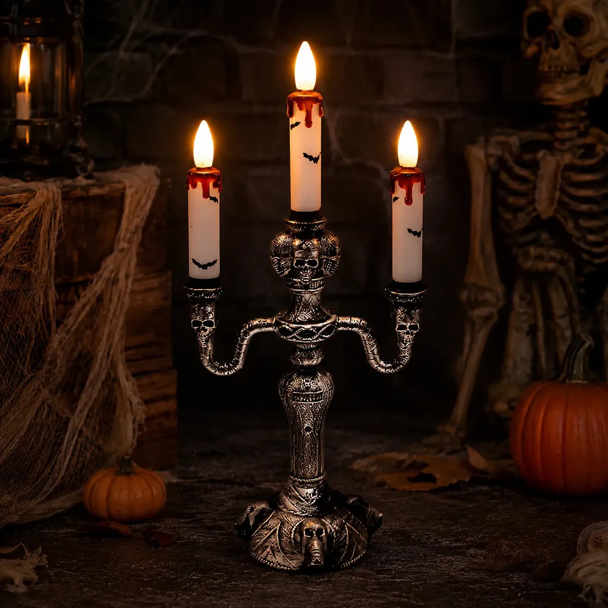 Candelabro Esqueleto Led