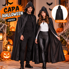 Capa con Capucha Negra Adulto 140 cm