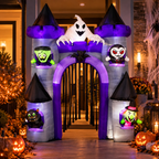 Castillo Halloween Inflable Led 270 cm