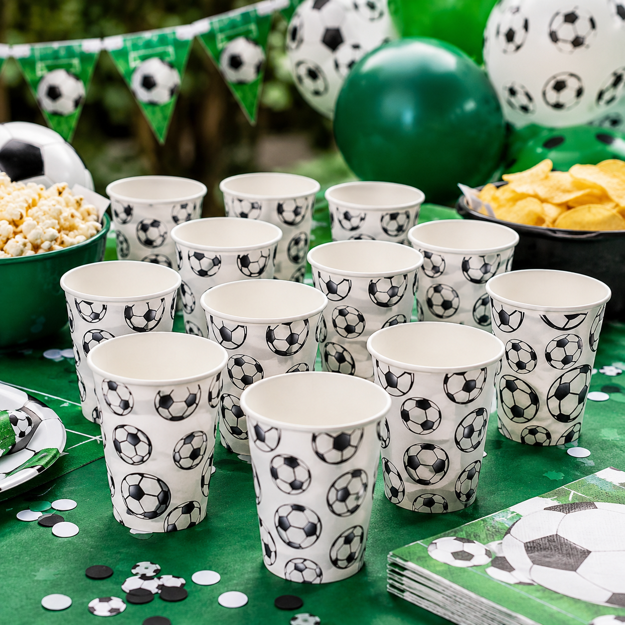Vaso Cumpleaños Futbol x 6
