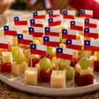 Set 20 Brochetas Bandera Chile Fiestas Patrias