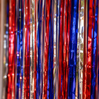 Guirnalda Cortina Metálica Tricolor Fiestas Patrias Chile
