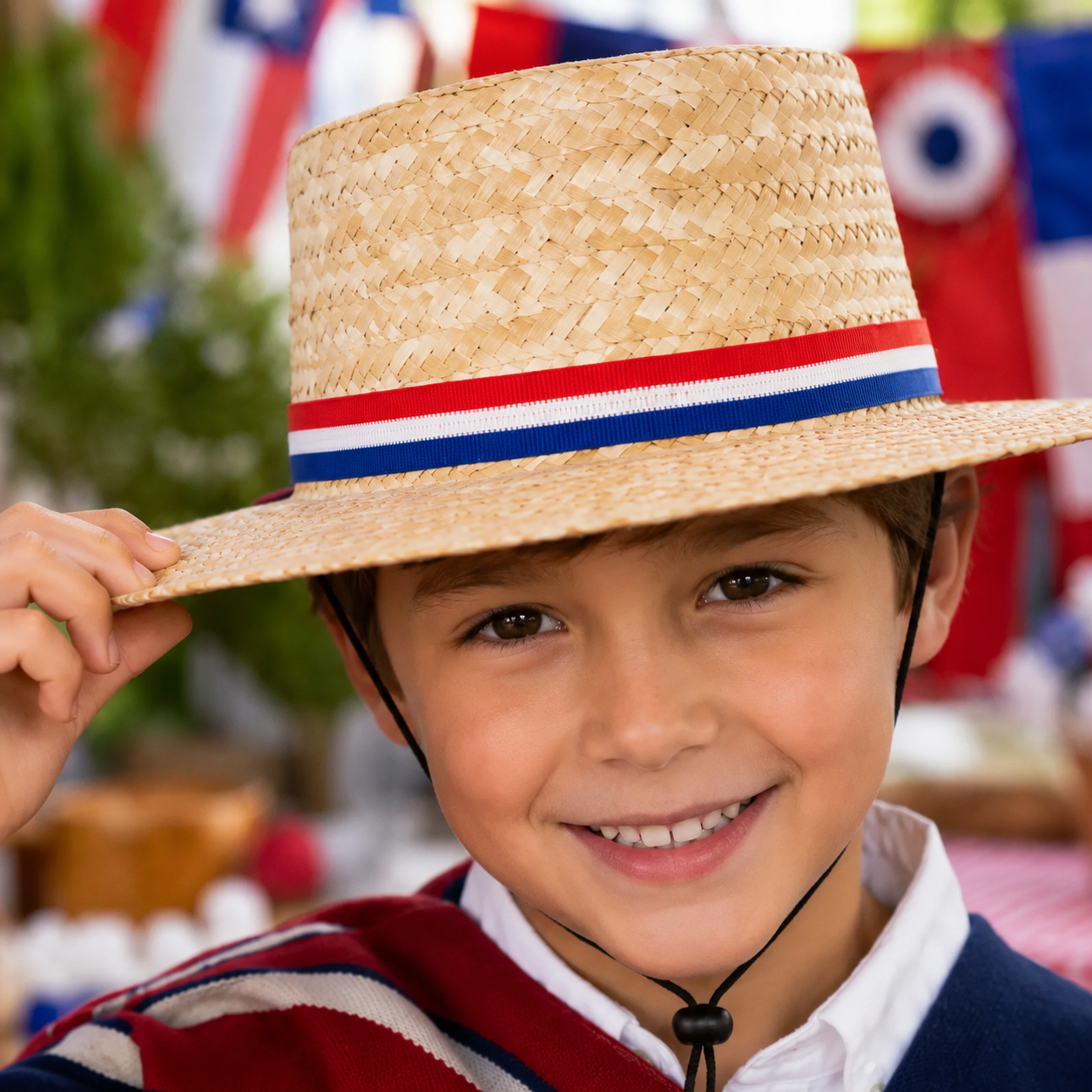 Chupalla Huaso Niño 18 cm Fiestas Patrias