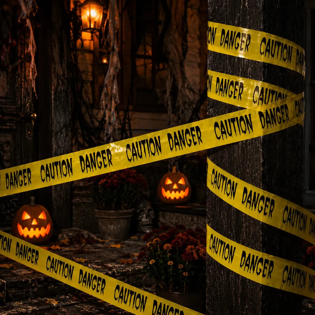 Decoración Cinta Caution