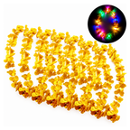 Collar Flores Dorado Led x 6