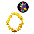 Collar Flores Dorado Led