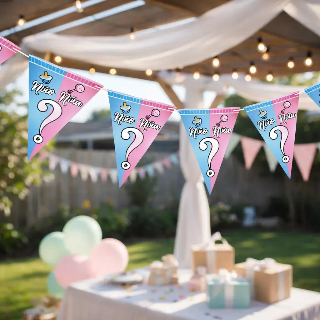 Kit Decoración Revelación de Género con Globos | Cotillón Activarte