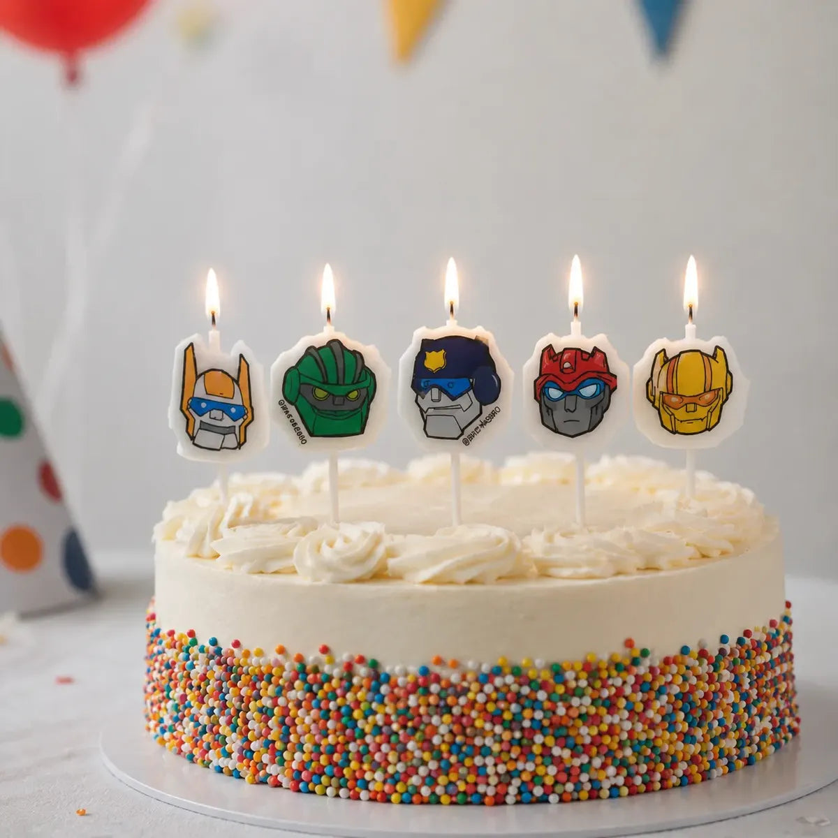 Vela Cumpleaños Picks Transformers Rescue Bots
