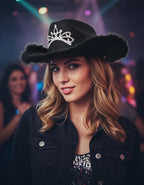 Gorro Cowgirl Negro