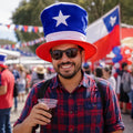 Gorro Galera Tricolor Chile Fiestas Patrias