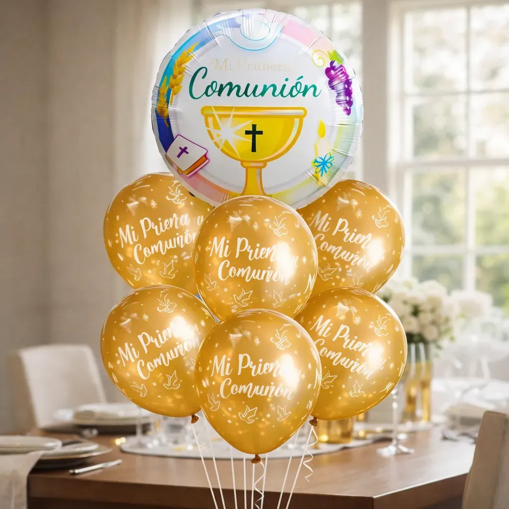 Set Globos Primera Comunión