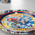 Plato Cumpleaños Sonic x 6