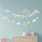 Guirnalda Unicornio Premium Doble