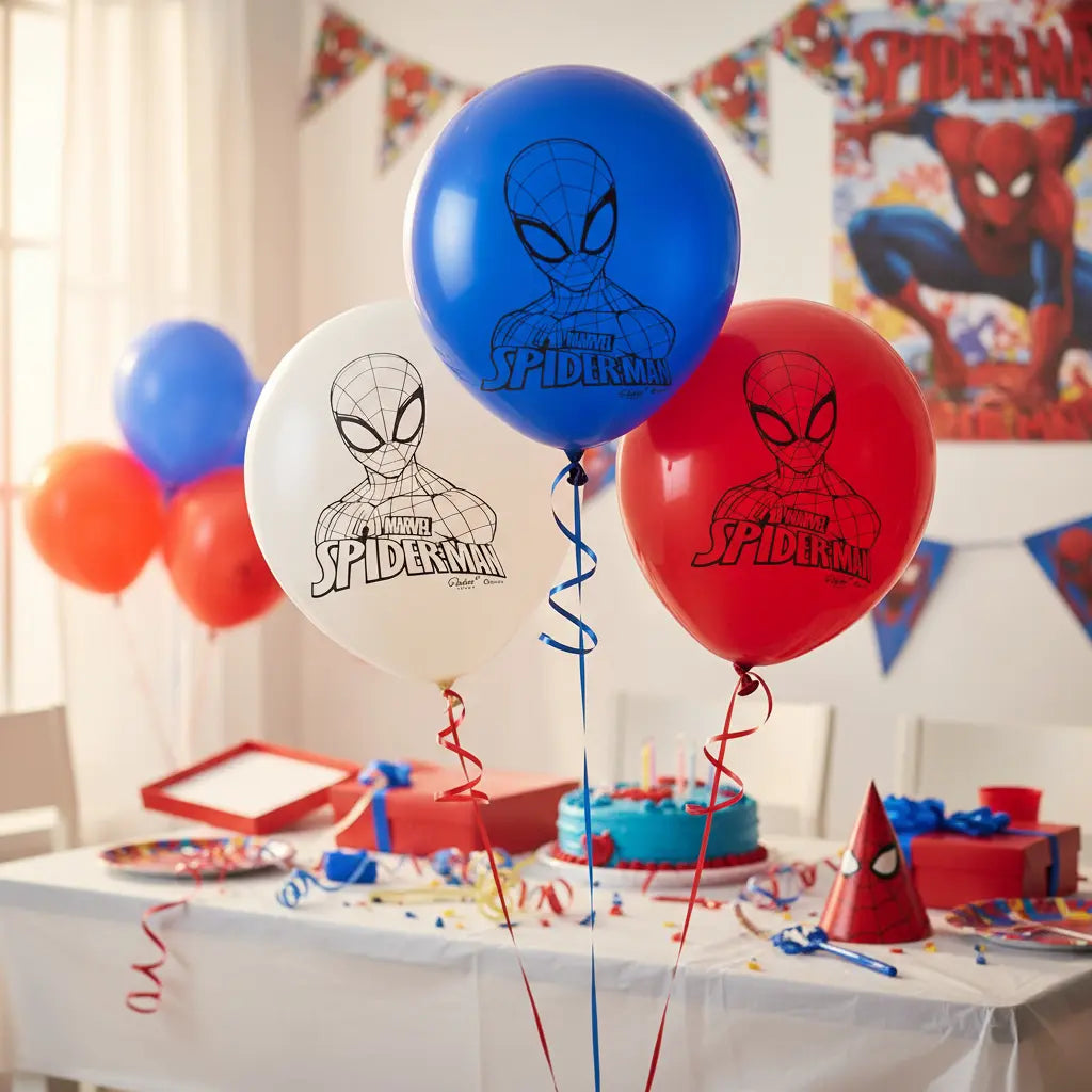Globo Cumpleaños Spiderman x 12