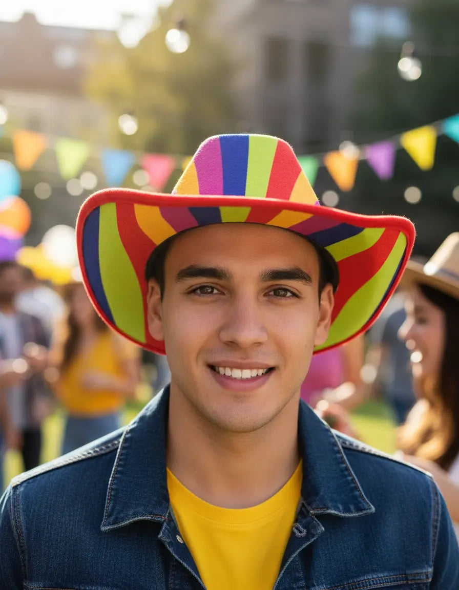 Gorro Vaquero Arcoíris