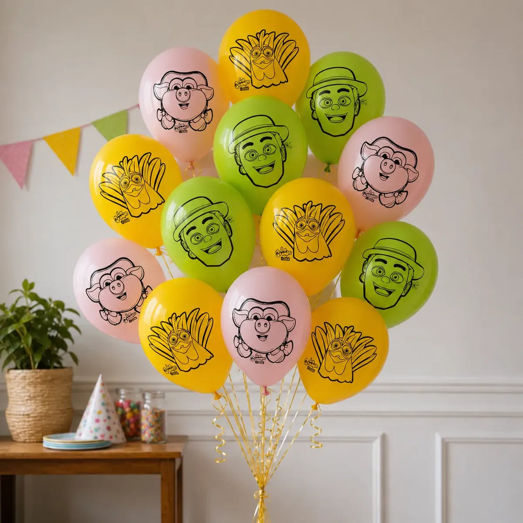 Globo La Granja de Zenón x 12