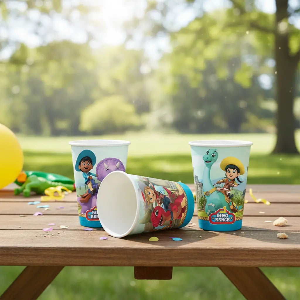 Vasos Dino Ranch x 6