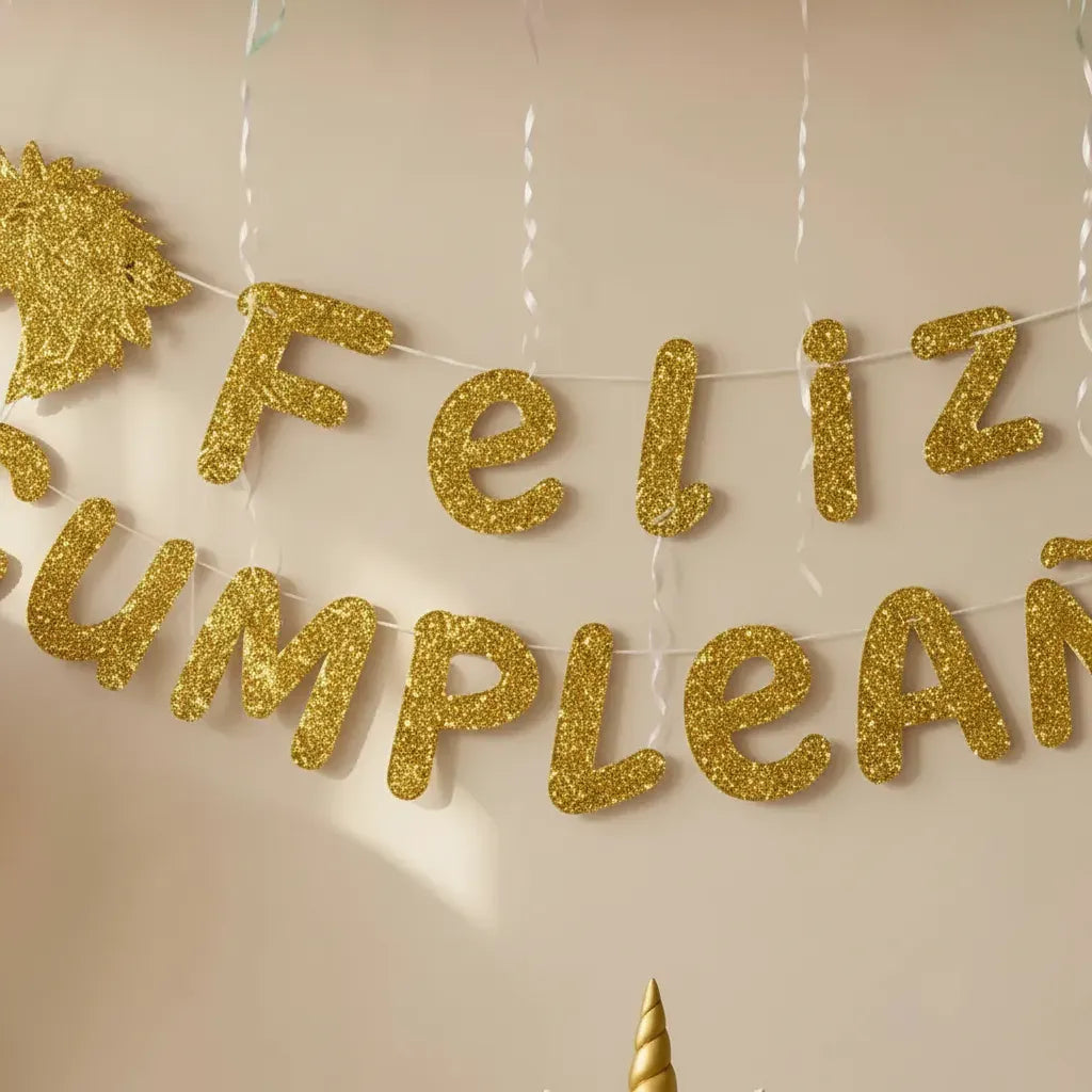 Kit Decoración Feliz Cumpleaños Unicornio + Globos | Cotillón Activarte