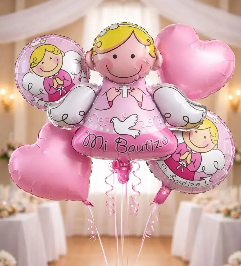 Set Globos Mi Bautizo