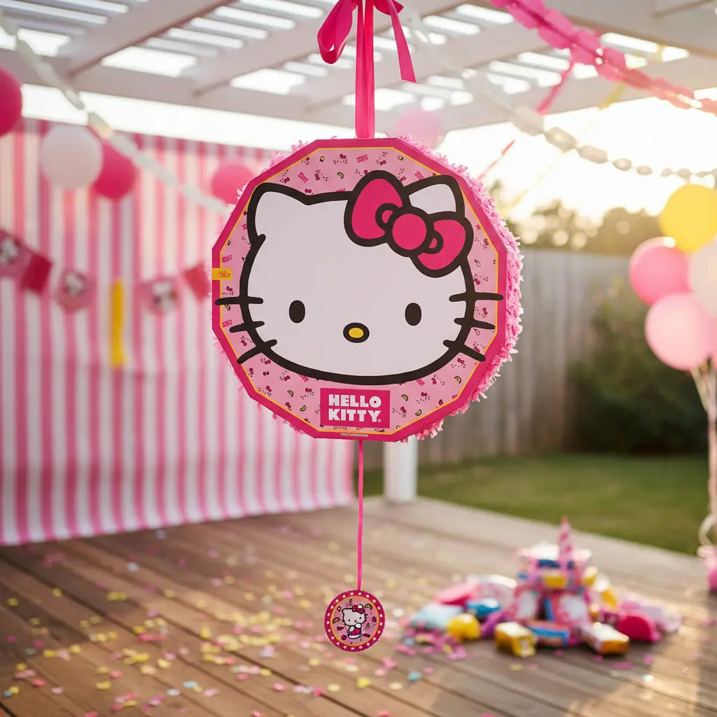 Piñata Cumpleaños Hello Kitty