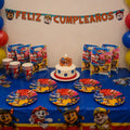 Pack Decoración Cumpleaños Paw Patrol para 12 Personas