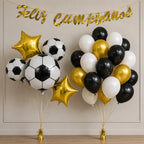 Kit Decoración Cumpleaños Fútbol | Globos y Decoración Completa | Cotillón Activarte