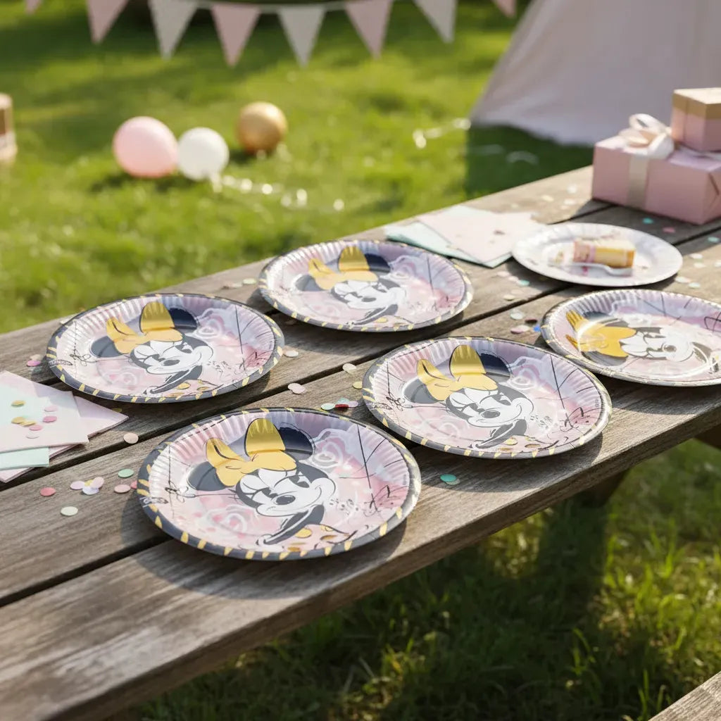 Platos Minnie Mouse Juvenil x 6