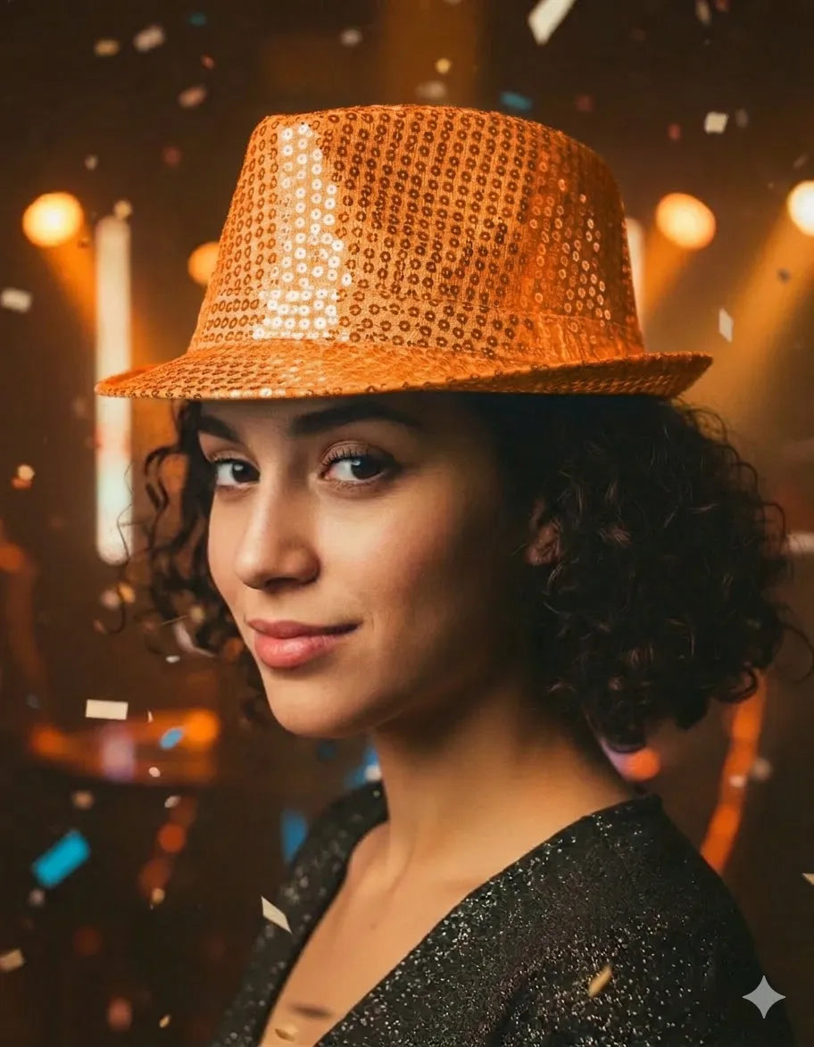 Gorro Gangster Lentejuela