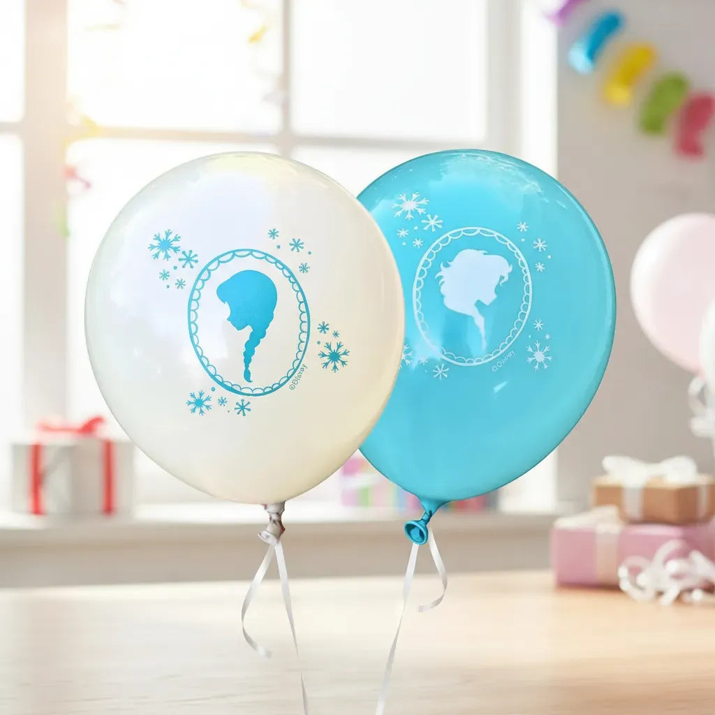 Globos Cumpleaños Frozen x 9