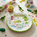 Platos Dinosaurio Peque x 6